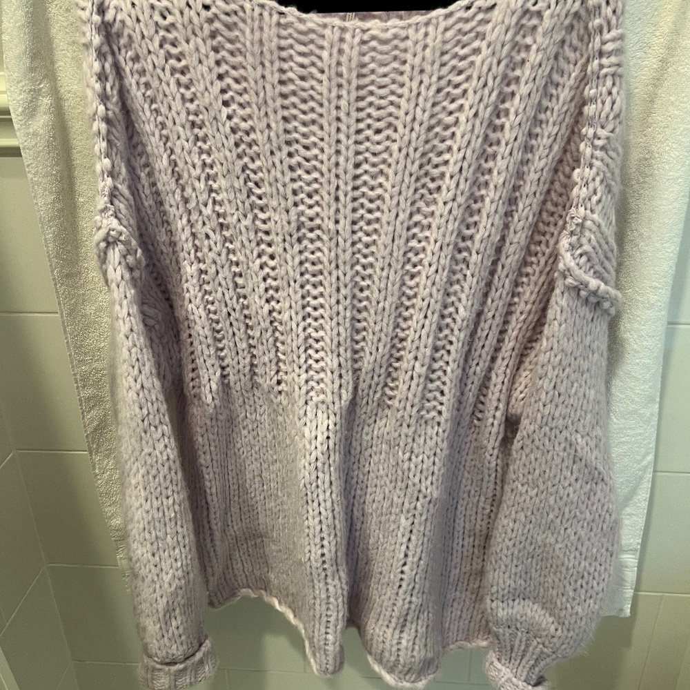 Free People Lavendar Sweater